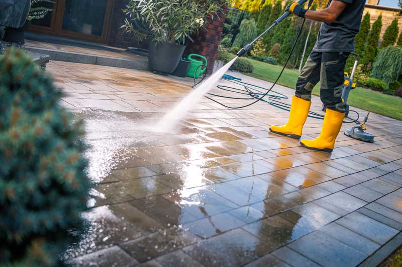 pressure-washing-link AC Spotless Solutions power wash patio